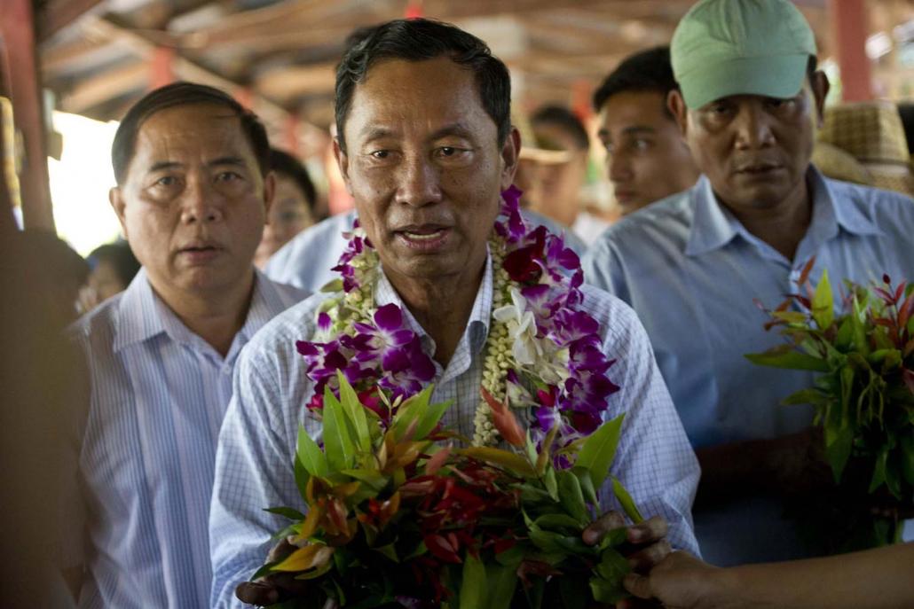 Former Pyidaungsu Hluttaw Speaker U Shwe Mann in a recent book related how, after losing the election three days later, he slept with a gun under his pillow – a rare example of a civilian holding a licensed firearm. (AFP)