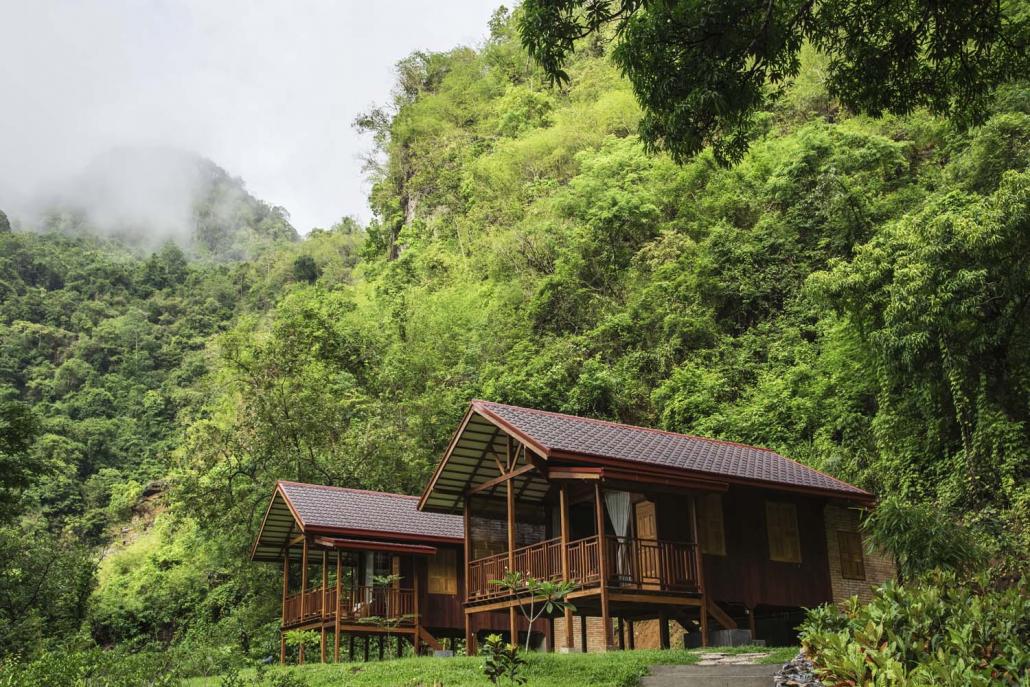 A cabin at Keinnara Hpa-an Lodge. (Dominic Horner | Frontier)