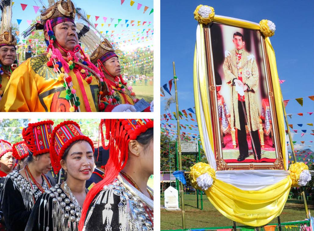 With its roots in the animistic heritage of the now mostly Christian Kachin, the manau dance is performed at times of celebration. (Victoria Milko | Frontier)