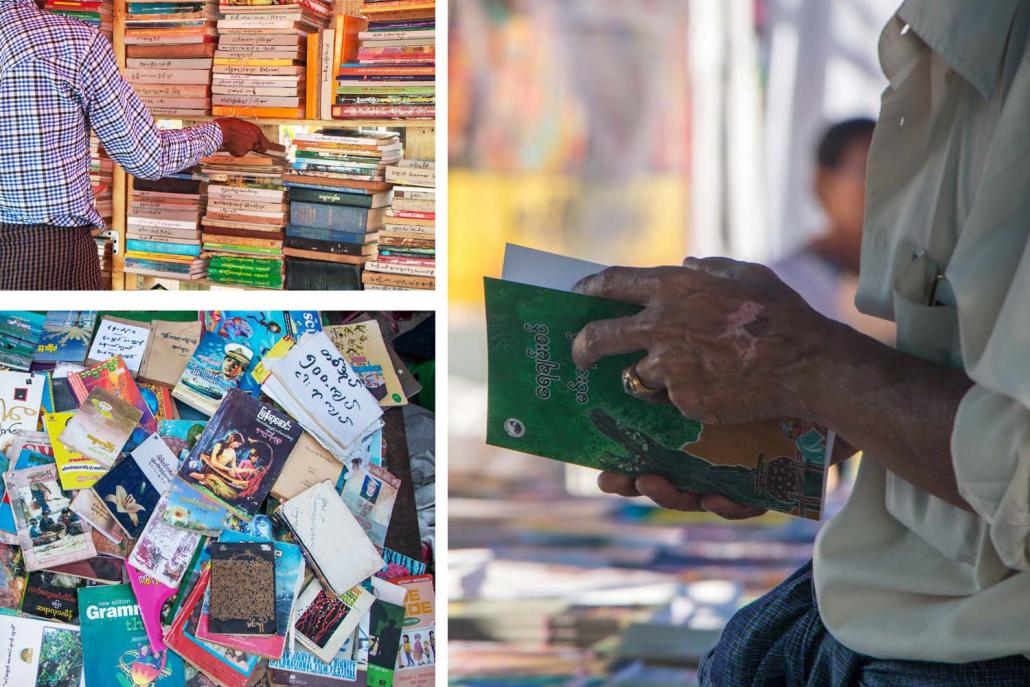 Yangon Book Street. (Thuya Zaw | Frontier)