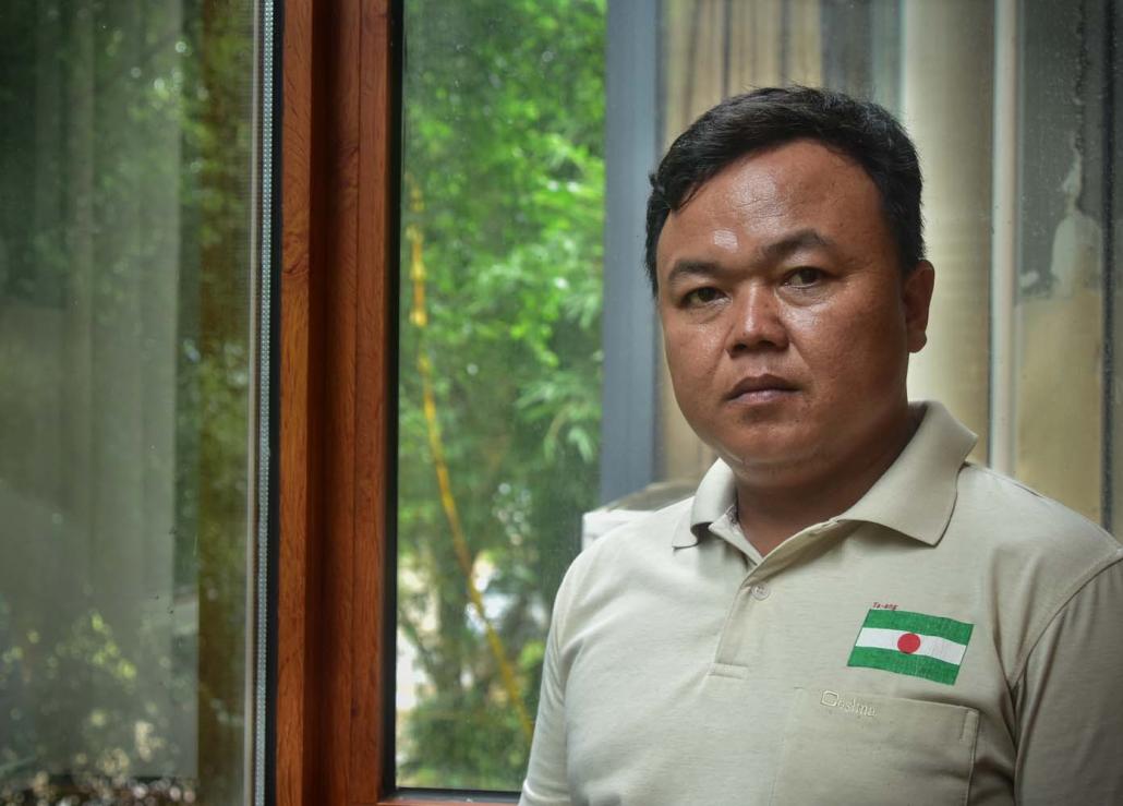 Major Mai Aik Kyaw of the Ta'ang National Liberation Army says the Pan Say militia's casinos are 'notorious' in Muse and indebted gamblers are often detained until their families can pay their debts. (Kyaw Lin Htoon | Frontier)