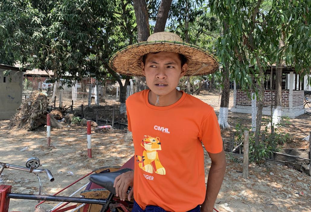 Ko Win Naing, 24, said he wasn’t sure who to vote for. (Mratt Kyaw Thu | Frontier)