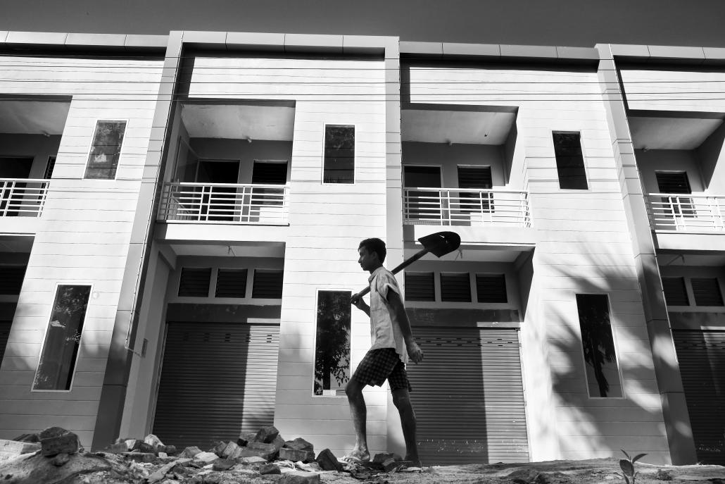 New buildings are going up near the Dawei Special Economic Zone in anticipation of its opening. (Brennan O'Connor / Frontier)