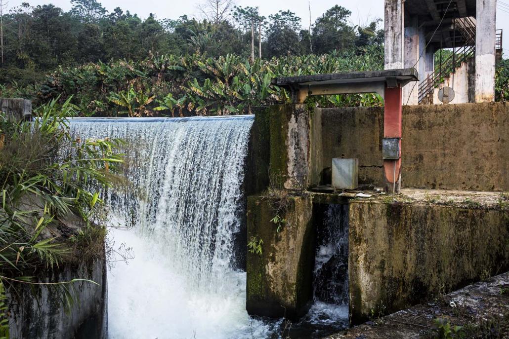 A small hydropower station operated by Buga Co Ltd that provides power to Laiza. (Hkun Lat | Frontier)