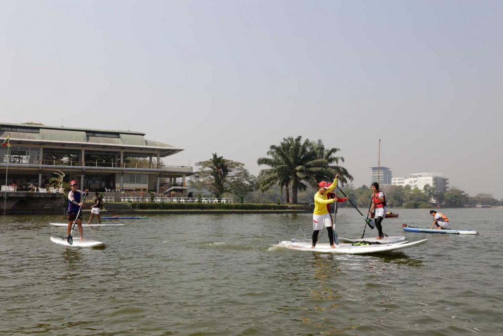 Event organisers are hoping to introduce a new generation to water sports in Myanmar. (Philip Muller | Supplied)