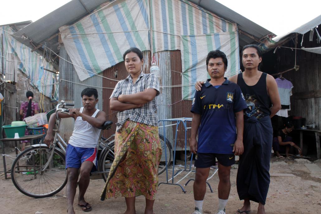 Myanmar migrant workers in Mae Sot. (Jared Downing / Frontier)