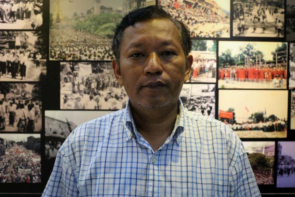 AAPP မှ ဦးဘိုကြည်။ ဓာတ်ပုံ-ဗစ်တိုးရီးယား မီလ်ကို