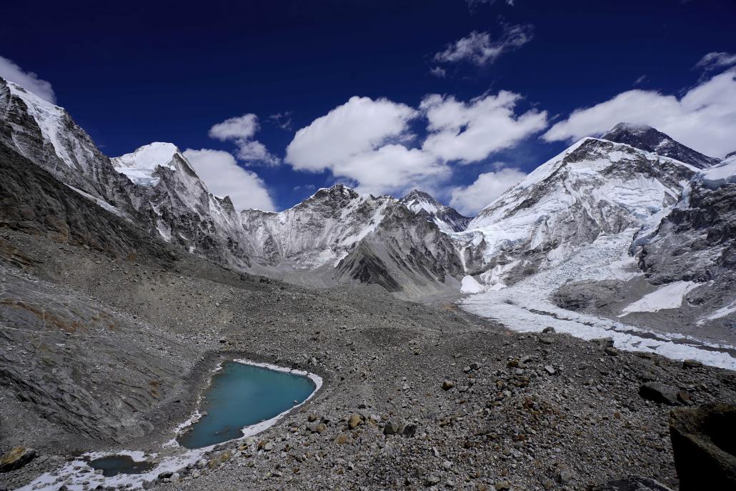 Ko Win Ko Ko and Ko Pyae Phyo Aung were the first Myanmar climbers to summit Everest. (Nyi Nyi Aung | Frontier)