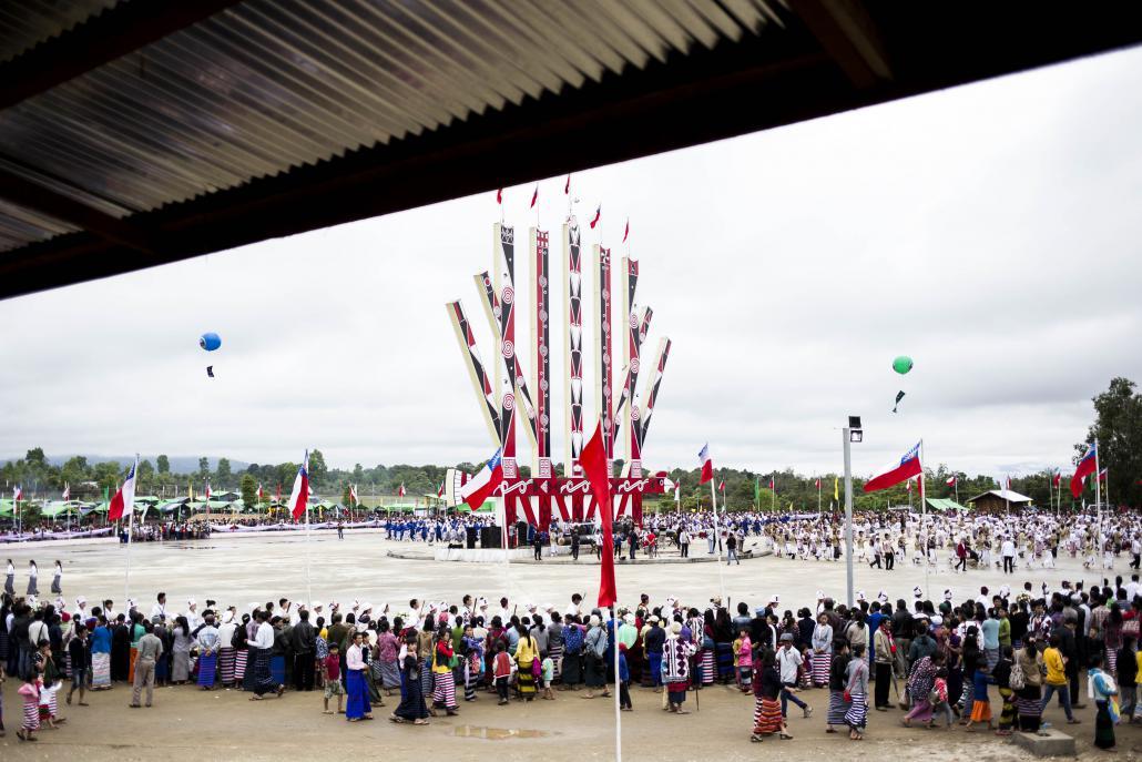 ပူတာအိုတွင် ဧပြီ ၁၉ မှ ၂၃ ရက်နေ့အထိ ကျင်းပခဲ့သည့် ရဝမ်လူမျိုးများ၏ ရိုးရာအိမ်အပြန်ပွဲတော်။ ဓာတ်ပုံ-အန်းဝမ် 