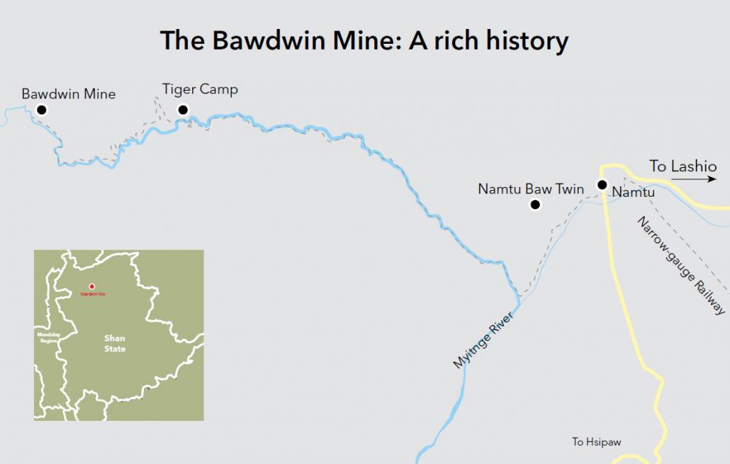 The Bawdwin mine, located in northern Shan State's Namtu Township, was once of the world's largest source of lead, but today production there has largely ground to a halt. (Theint Mon Soe aka J | Frontier)