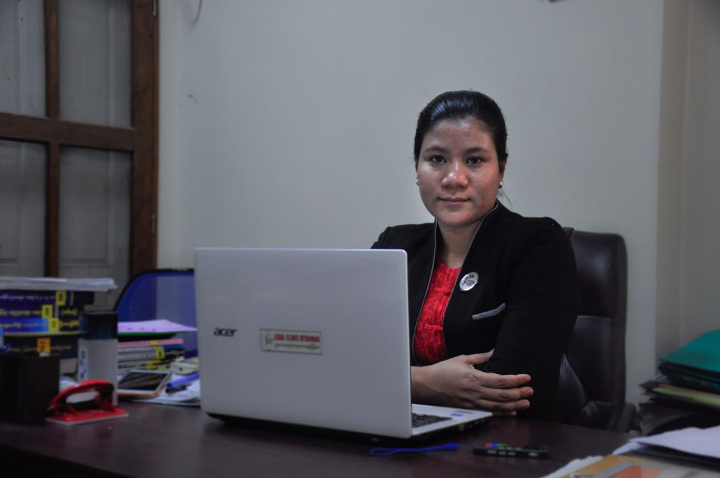 Daw Hla Hla Yee, a director of Legal Clinic Myanmar (Kyaw Lin Htoon | Frontier)