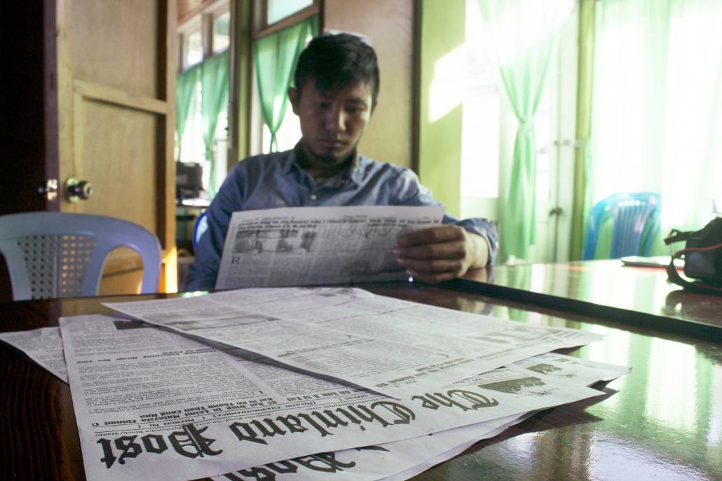 Challenges for establishing a private newspaper in Chin State include poverty, poor infrastructure and low advertising revenue. (Jared Downing | Frontier)