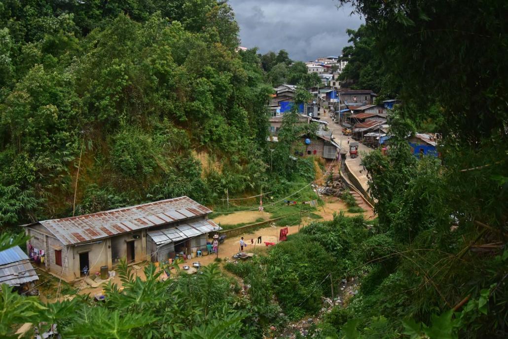 The Christian ward in Muse is home to much of the city's large ethnic Bamar migrant worker population. (Kyaw Lin Htoon | Frontier)