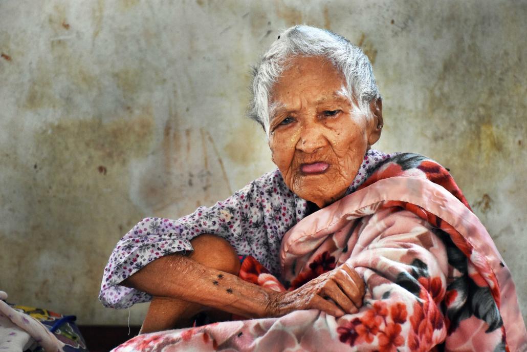 Daw Nyo has lived at the Hmawbi social care centre since December. (Steve Tickner | Frontier)