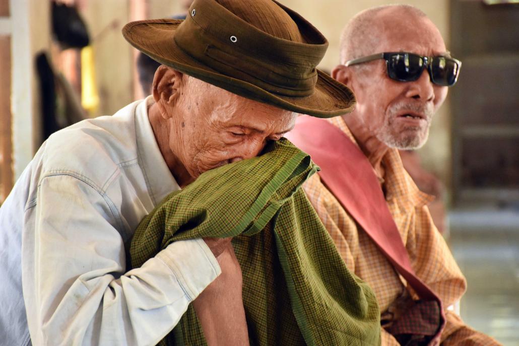 U Thaung Tin from Hinthada was brought the centre by police in February after they found him begging in downtown Yangon. (Steve Tickner | Frontier)