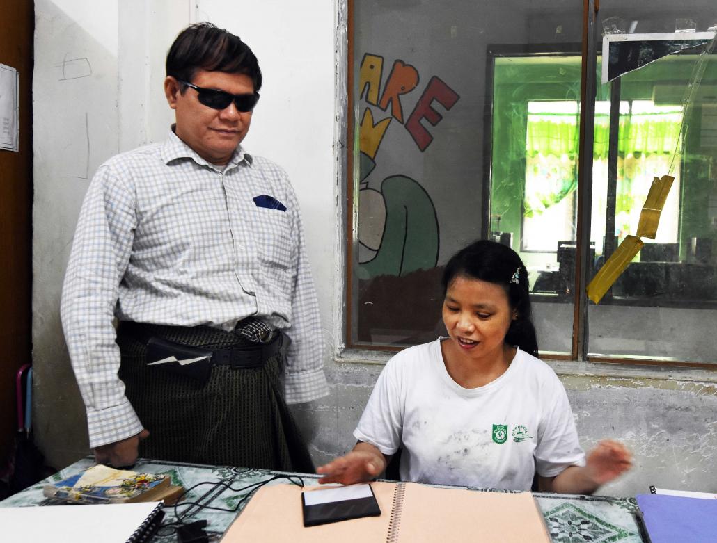A school for the blind in Yangon has been providing a home away from home for the visually impaired for more than 40 years. (Steve Tickner | Frontier)