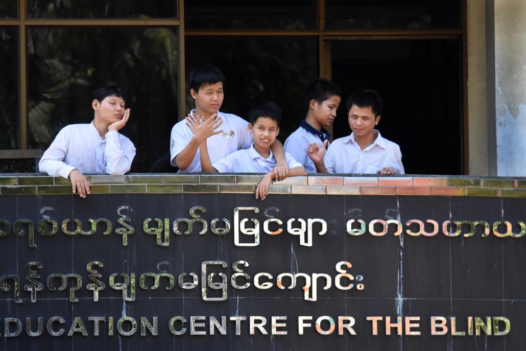 A school for the blind in Yangon has been providing a home away from home for the visually impaired for more than 40 years. (Steve Tickner | Frontier)