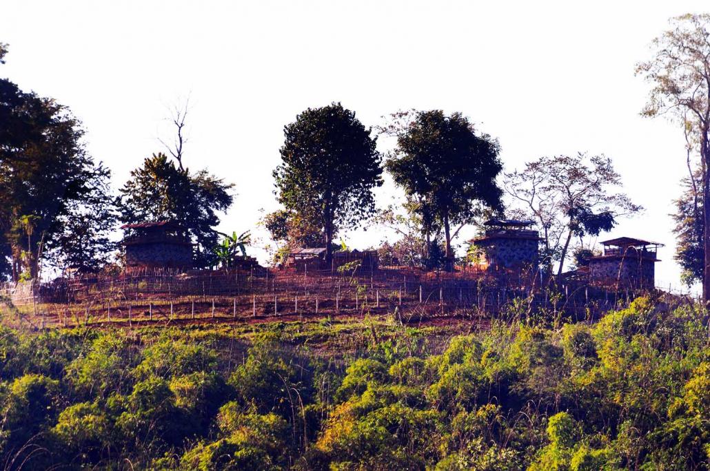 Just 10 kilometres south of Laiza, a Tatmadaw outpost overlooks KIA defences. (Steve Tickner | Frontier)