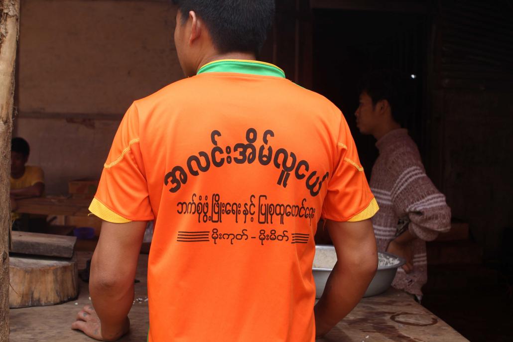 A staff member at the Alin Eain rehabilitation centre in Mogok. (Thomas Kean | Frontier)