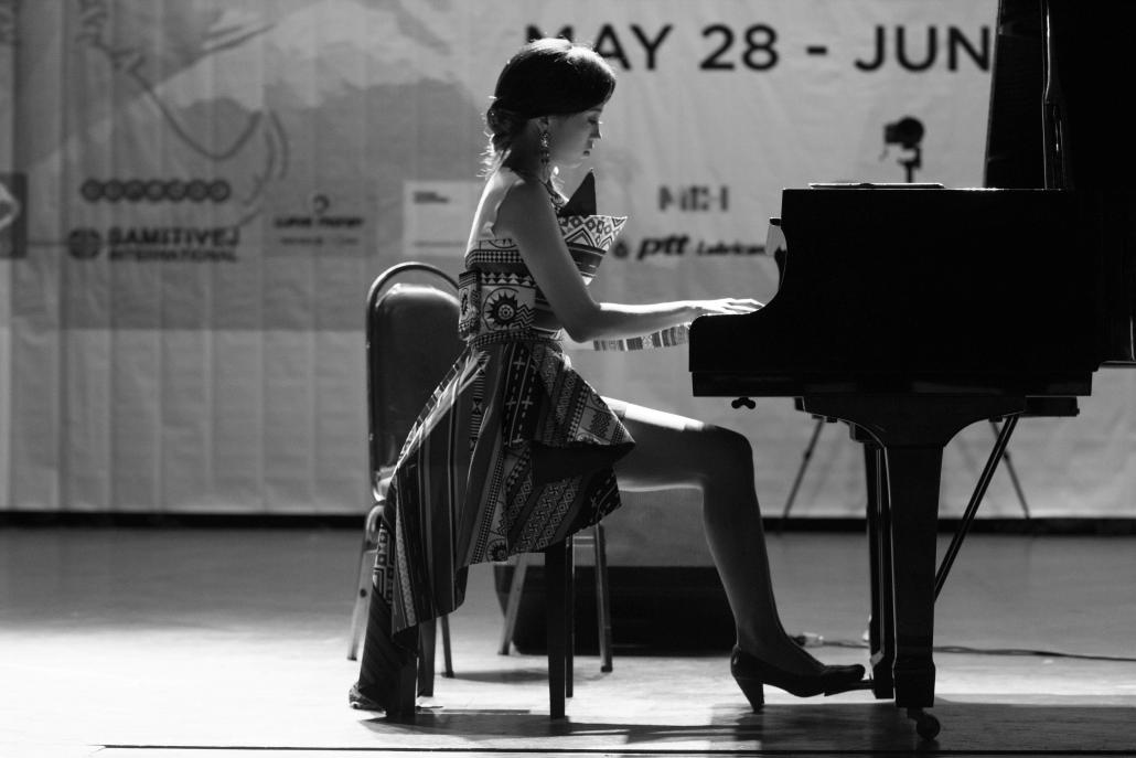 A recital at the Myanmar Music Festival in Yangon. (Pye Phyoe Min Tolentino / Frontier)