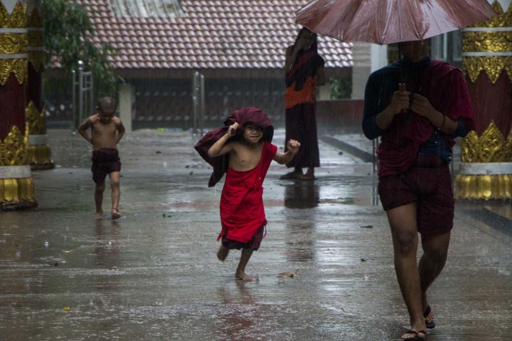 The compound of Kalaywa Tawya monastery in Yangon. (Thuya Zaw | Frontier)