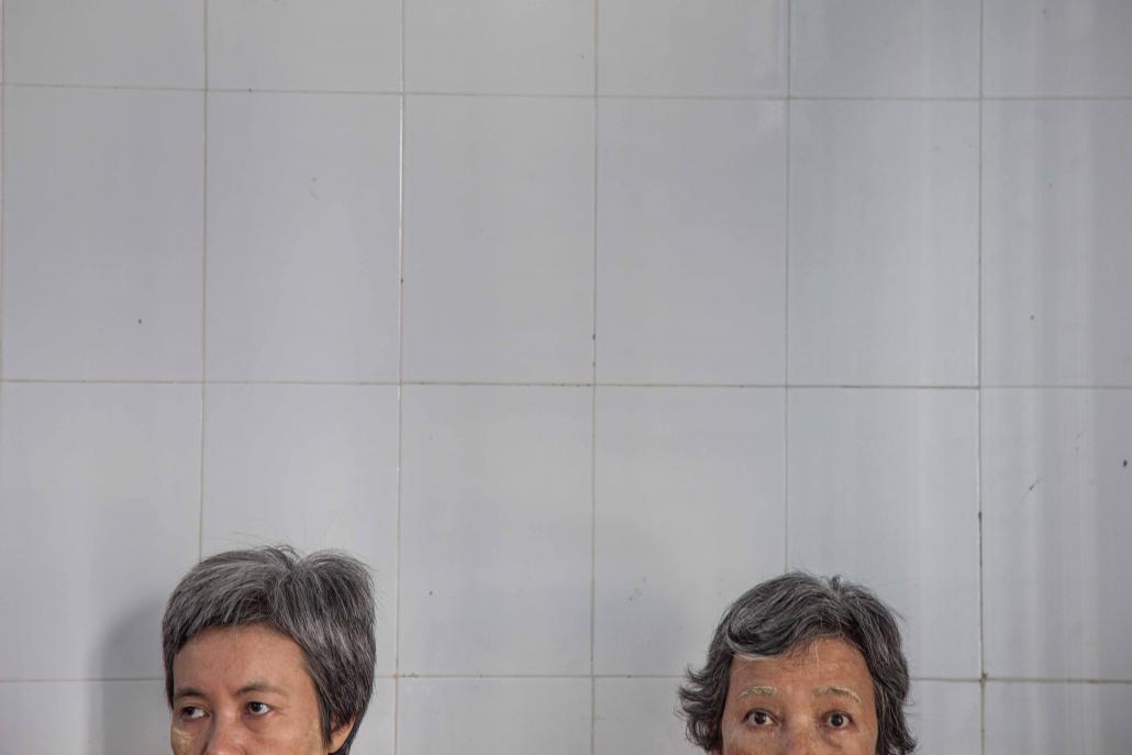 Female patients at the mental health hospital in Yangon. Myanmar has two mental health hospitals, as well as mental health wards in general hospitals throughout the country. (Theint Mon Soe — J / Frontier)