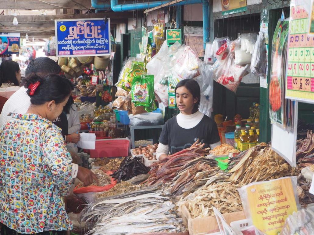 Kalaw's central market. (Ben Dunant | Frontier)