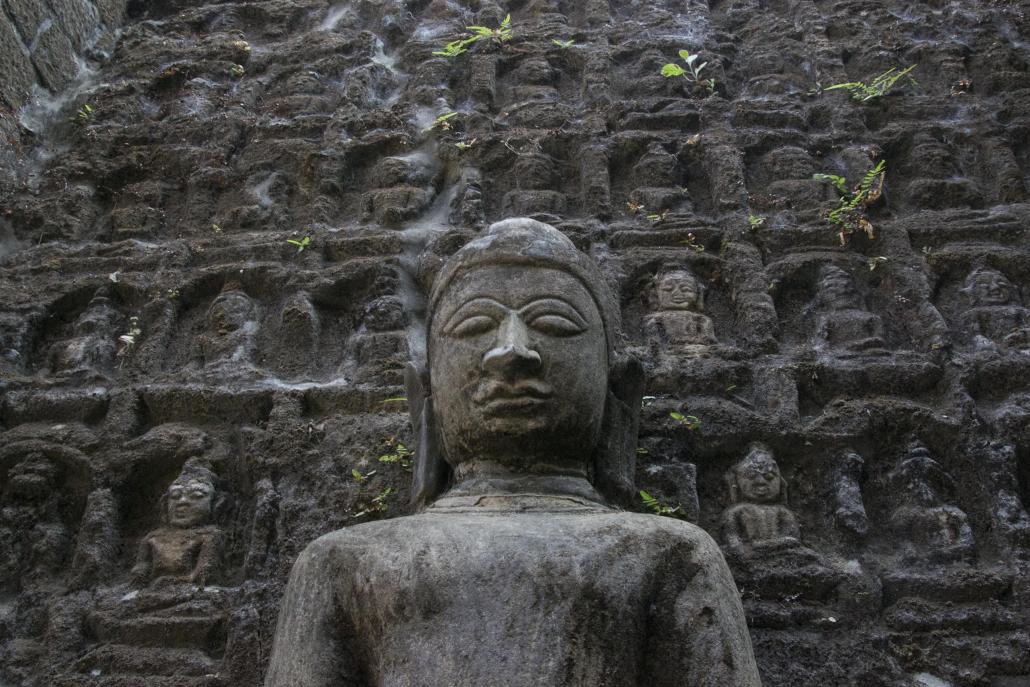 Buddha statues at Mrauk U. (Mratt Kyaw Thu / Frontier)