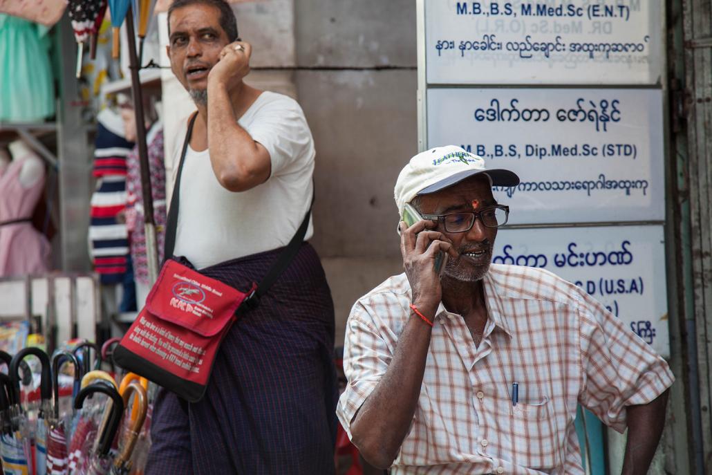 Data from statistics portal Statista.com shows that 34 percent of Myanmar’s 53 million people are active users of social media, with most using Facebook. (Steve Tickner | Frontier)