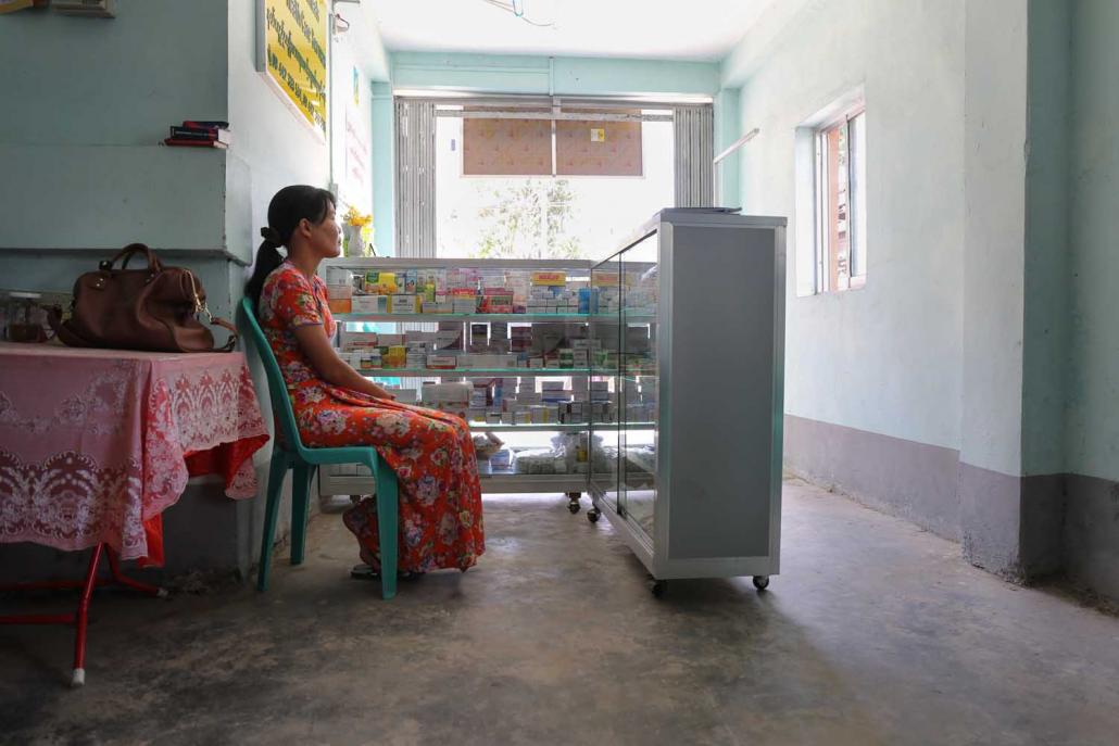 A member of the Doctors on Wheels team at their clinic in South Okkalapa Township. (Victoria Milko | Frontier)