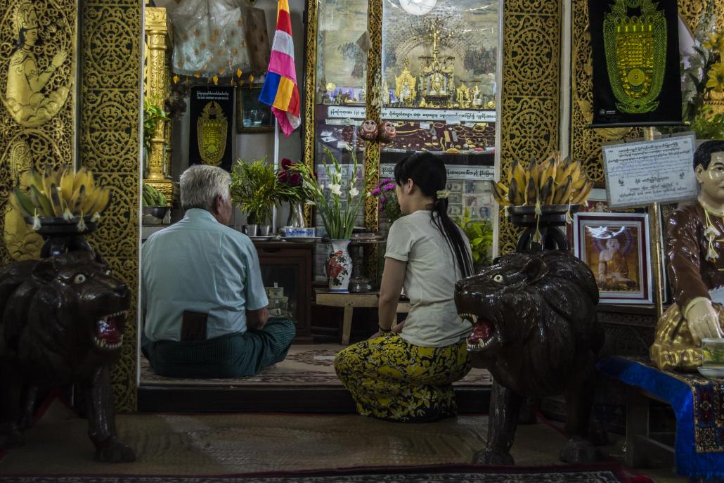 U Win Maung claims his ointment can cure cancer, AIDS and malaria. (Maro Verli / Frontier)