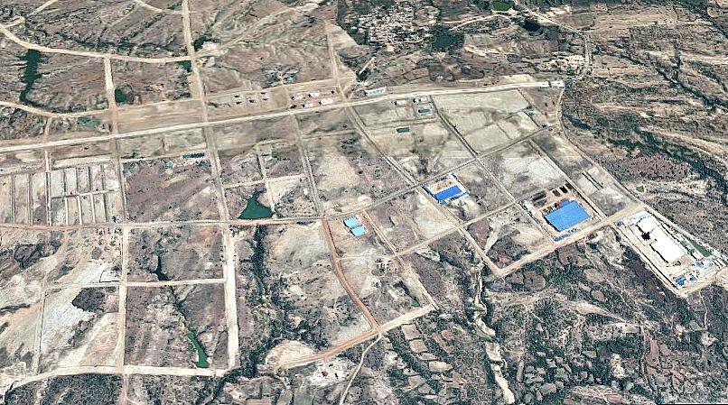 A satellite view of the Myotha Industrial Park project. (FIDH | Supplied)