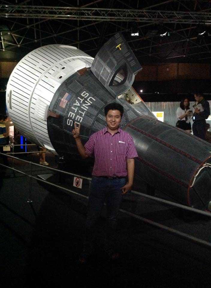 Dr Thant Htoo Aung is trying to encourage more people in Myanmar to take up astronomy. (Supplied)