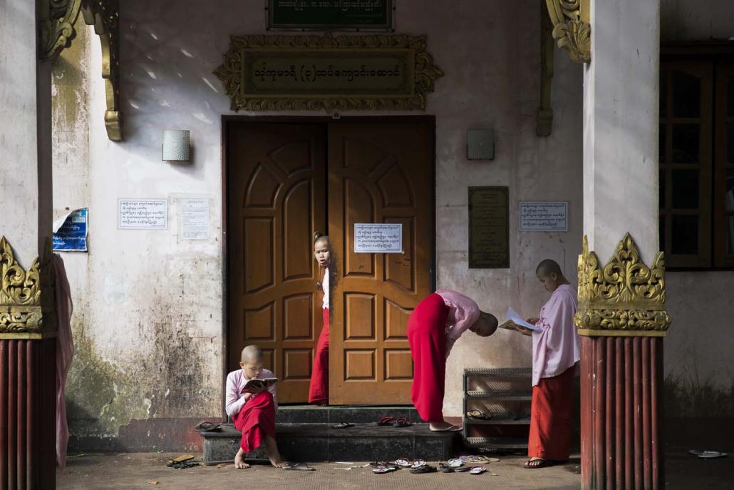 Nuns at Kalaywa Tawya. (Nyein Su Wai Kyaw Soe | Frontier)