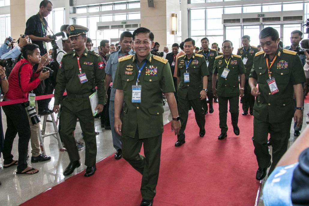 The Tatmadaw is likely to remain heavily involved in national politics despite the Standard Army transformation. (Nyein Su Wai Kyaw Soe | Frontier)