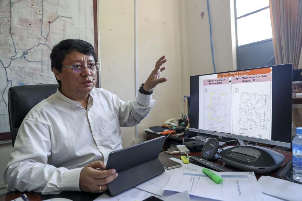 U Ye Myat Thu, Chief Smart City Officer for Mandalay and executive committee member of the MCDC. (Nyein Su Wai Kyaw Soe | Frontier)