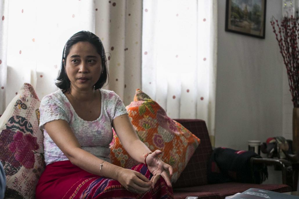 Drug Policy Advocacy Group-Myanmar coordinator Dr Nang Pann Ei Kham welcomes the draft amendments to the 1993 law, but stresses that all treatment for drug users should be voluntary. (Nyein Su Wai Kyaw Soe | Frontier)