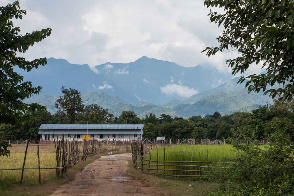 The Karen National Union's Karen Department of Health and Welfare runs a small clinic in the village of Thar Yar Gone, which is in a grey area between the government and KNU administrations. (Nyein Su Wai Kyaw Soe | Frontier)