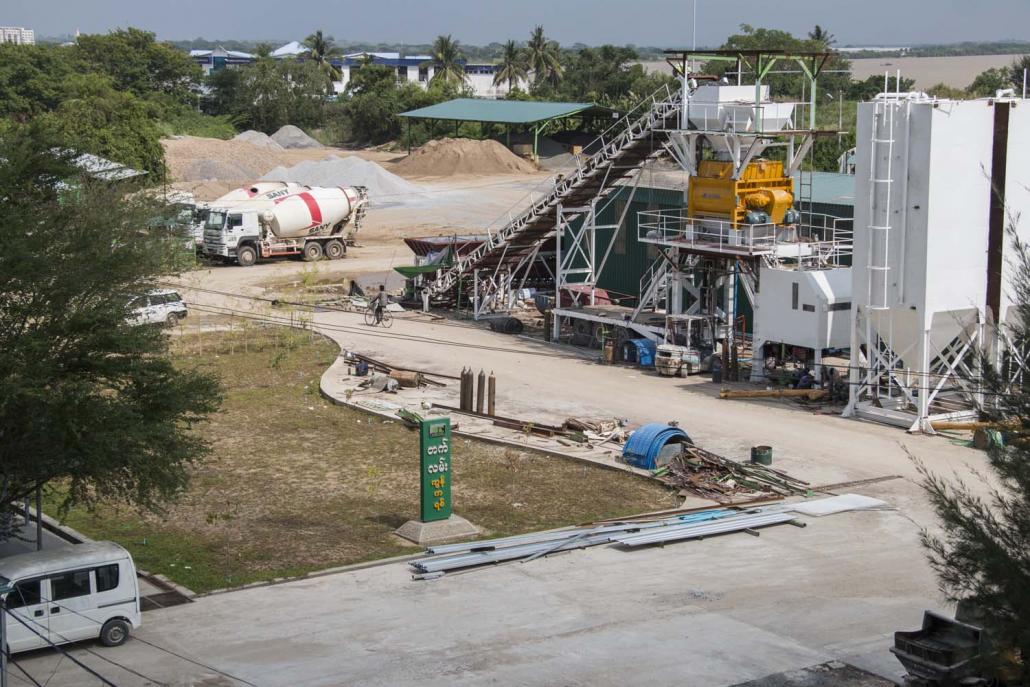 Land supposedly set aside for a market and park was bought or leased by Tet Lann Concrete Co Ltd. (Nyein Su Wai Kyaw Soe | Frontier)