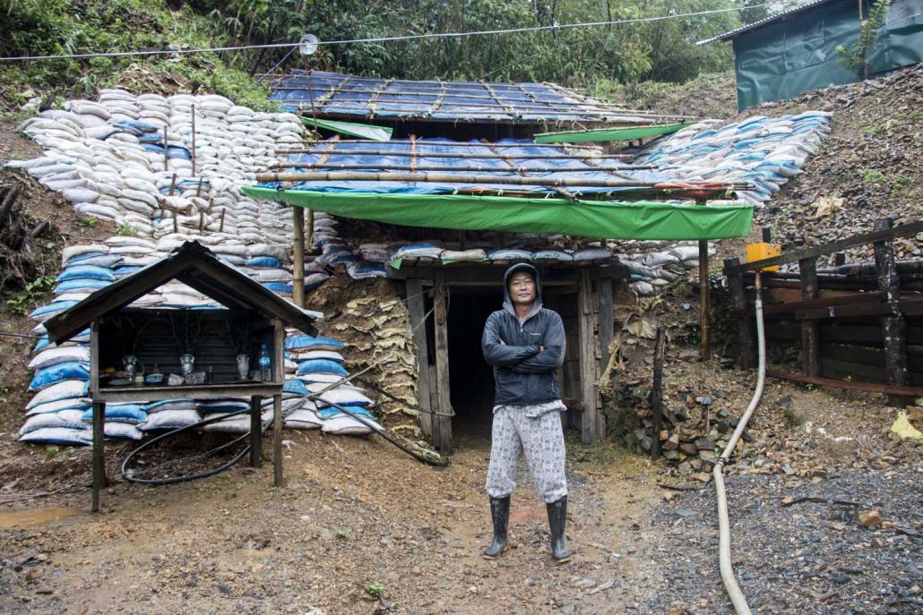 Originally from Taunggyi in Shan State, Sai Ye Naing has spent most of his 30 years in the mining industry searching for jade at Hpakant. (Nyein Su Wai Kyaw Soe | Frontier)