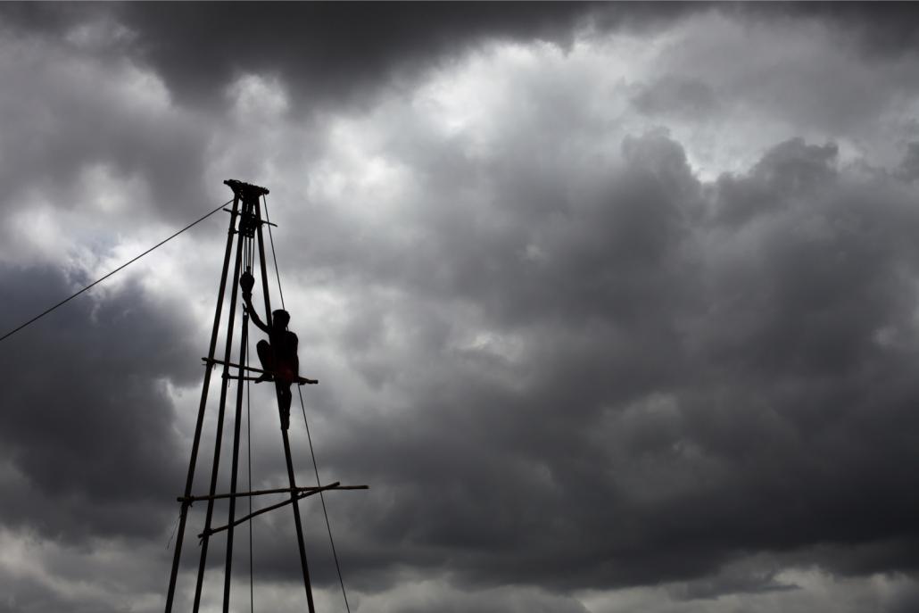 The oil fields of Yenangyuang, Myanmar. (Jeroen de Bakker / Frontier)