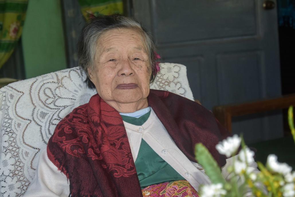 Auntie Nancy, the nonagenerian matriarch of Kaing’s Villa. (Oliver Slow | Frontier)