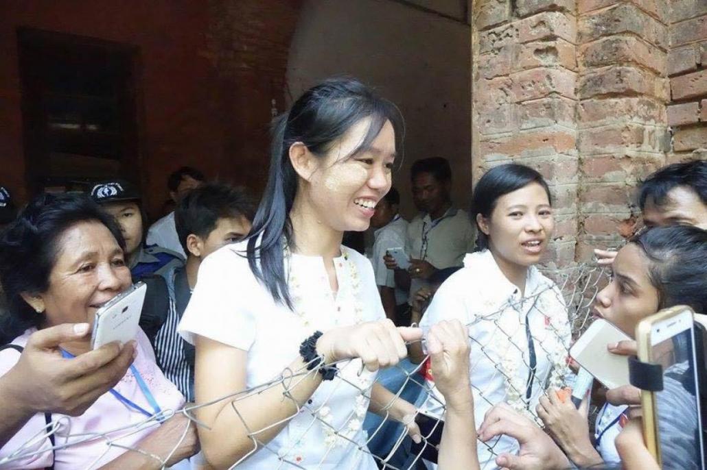 Phyoe Phyoe Aung, the former general secretary of the All Burma Federation of Student Unions. (AFP)