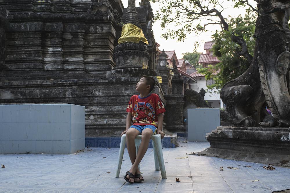 Buddhist devotees celebrate the three-day ritual in the northern Thai city of Chiang Mai. (Vincenzo Floramo / Frontier)