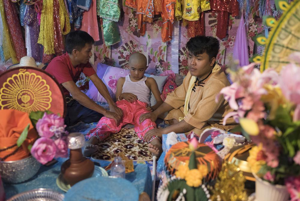 Buddhist devotees celebrate the three-day ritual in the northern Thai city of Chiang Mai. (Vincenzo Floramo / Frontier)