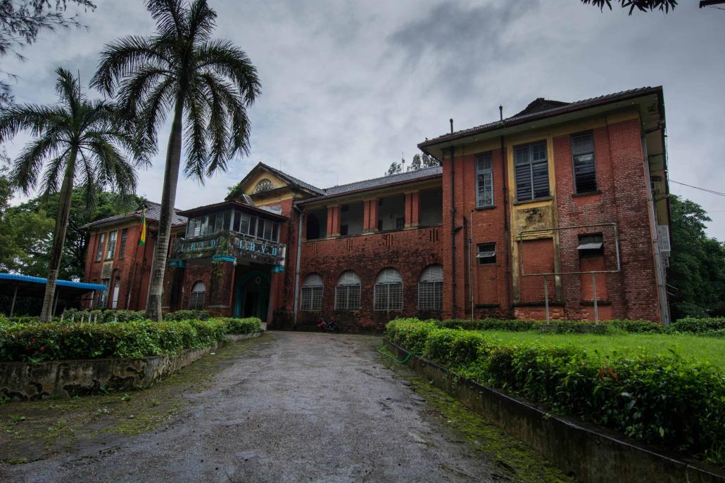 The former Animal Husbandry and Veterinary Sciences Institute in Insein, which sits on a 32-acre site adjacent to 94 acres given to MICA. Managed by the Livestock Breeding and Veterinary Department, the building is rarely used. (Teza Hlaing / Frontier)