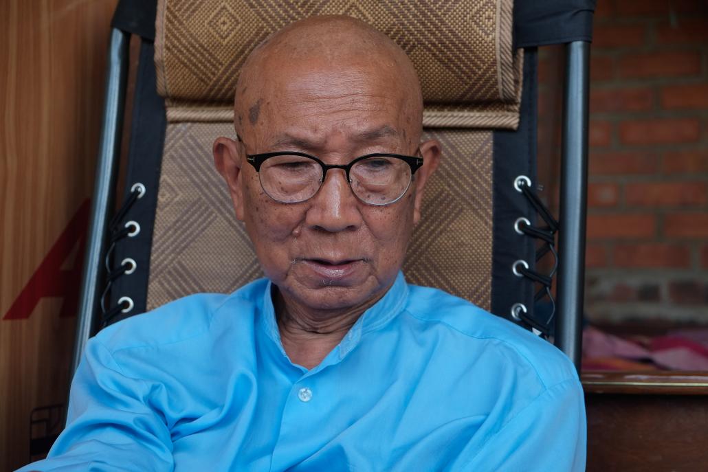 Ashin Nyar Na's controversial beliefs have landed him in trouble with Myanmar’s religious authorities. (Teza Hlaing / Frontier)