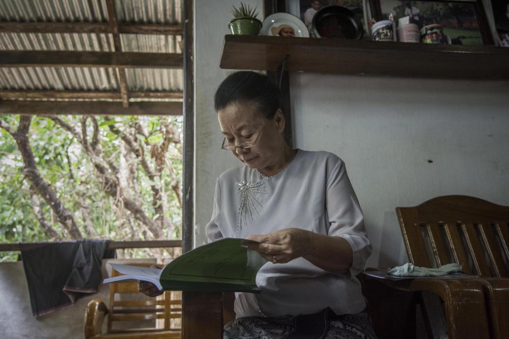 Nang Khin Htwe Myint, Chief Minister of Kayin State. (Teza Hlaing / Frontier)