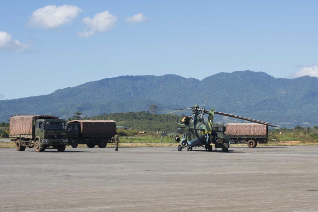 The Mandalay-Muse highway was temporarily closed in November last year after fighting broke out between the Tatmadaw and the Northern Alliance. (Teza Hlaing | Frontier)