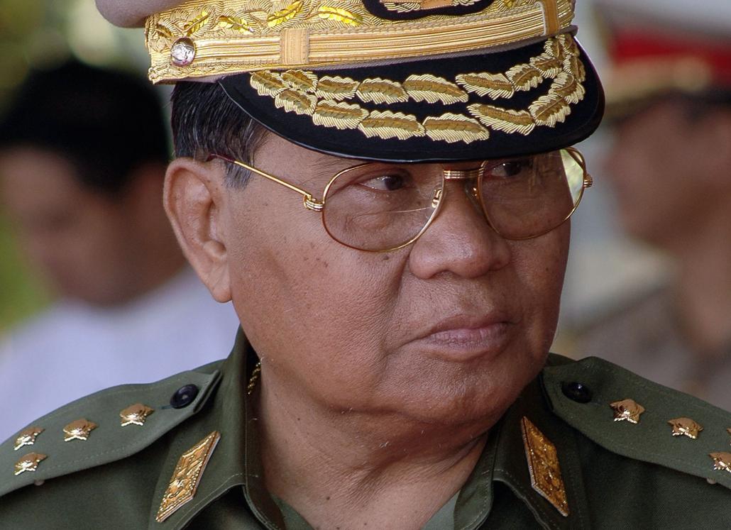 Senior General Than Shwe, who ruled the country between 1992 and 2010 (AFP)